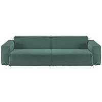 KAWOLA Sofa SAMU Feincord grün