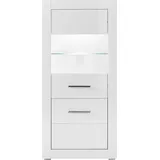 Home Affaire Vitrine BIANCO 65 x 35 x 142 cm Weiß
