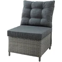 Destiny PALMA Aluminium, Polyrattan, inkl. Auflagen, grau