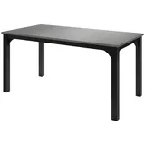 Mirjan24 Focus 160 x 76 x 90 cm grau/schwarz
