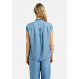 Milano Italy Kurzarmbluse blau 42