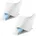 75x90 2er Pack wasserdichte Krankenunterlage waschbar