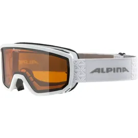Alpina Scarabeo S Skibrille, weiß - one size