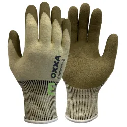 OXXA® Premium ECO E-Nature-Grip 52-710 Arbeitshandschuhe Cut E 15271009 , 1 Karton = 72 Paar, Größe 9