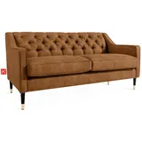 konsimo® 2-Sitzer-Sofa, Dunkelorange, 170x78x80 cm, Wohnzimmer, Sofas & Couches, Sofas, 2-Sitzer Sofas