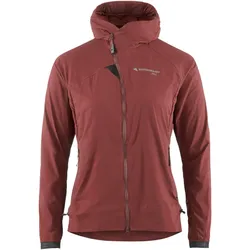 KLÄTTERMUSEN Nal Hooded Windbreaker Damen Jacke mit Kapuze | XS | madder Red
