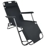 VCM Maltosa Sonnenliege 0 x 0 x 0 cm Schwarz