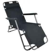 VCM Maltosa Sonnenliege 0 x 0 x 0 cm Schwarz