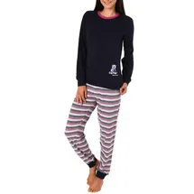 RELAX by Normann Frottee Pyjama Schlafanzug Blau 36/38