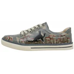 Sneaker DOGO "Sneaker Over The Moon Damen Sneaker / Female", Damen, Gr. 36, blau, Schuhe, Vegan