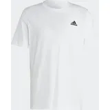 Adidas Essentials Single Jersey Embroidered Small Logo T-Shirt White 2XL