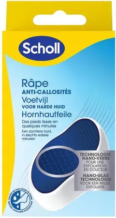 Scholl Manuelle Fußraspel Nano Glas Anti-Schwielen 1 Stück