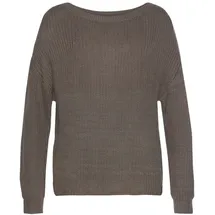 LASCANA Strickpullover Damen stein Gr.32/34