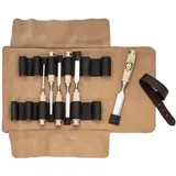 Kirschen Stechbeitelsatz in Ledertasche, 6-tlg.