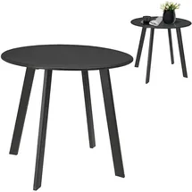 Koopmann International Beistelltisch Ø 50 x 45 cm Grau