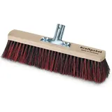 Nölle Profi Brush Besen Arenga/Elaston-Mix L.400mm Metallstielhalter Flachholz Stielhalter-D.28mm