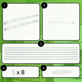 Kadax Torp 3 m weiß