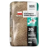 Nova Minerals Tongranulat zur Drainage Keramsit Blähton 4-10 mm für Topfpflanzen 60L (3 x 20L) – Leichter, Keramischer Zuschlagstoff für Drainage, Mulchen, Hydroponik und Bodenverbesserung