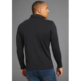 Bruno Banani Rollkragenshirt BRUNO BANANI, Herren, Gr. L (52/54), schwarz, Obermaterial: 100% Baumwolle, unifarben, Basic, normal, Shirts, auch zum Unterziehen
