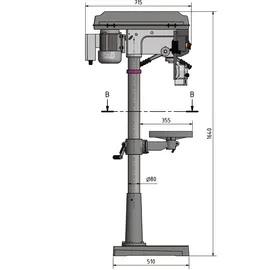 Optimum OPTIdrill D 26Pro 400V Elektro-Säulenbohrmaschine (3003030)