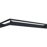 Kratki Kamingitter Corner LUFT SF rechts 40 x 80 x 9 cm schwarz