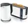 Arendo Frühstücks-Set, 2-Scheiben Langschlitz-Toaster/Wasserkocher 1,5L, Weiß