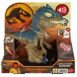 Jurassic World Mega Brüll Allosaurusfigur 12 cm - Grün/Mehrfarbig