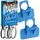 Villkin Pool Schlauchhalter 26-38 mm blau