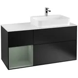 Villeroy & Boch Waschtischunterschrank 120 x 60,3 x 50,1 cm Schwarz