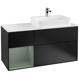 Villeroy & Boch Waschtischunterschrank 120 x 60,3 x 50,1 cm Schwarz