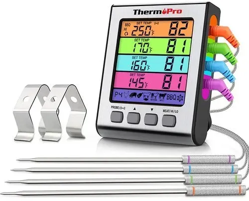 TP17H Kernthermometer, 4 Messfühler