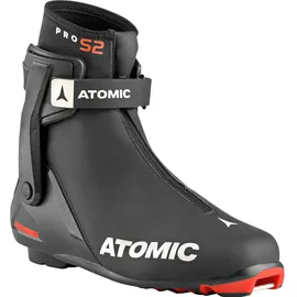 Atomic Pro S2 Unisex Langlaufschuhe Schwarz/Rot 26,5
