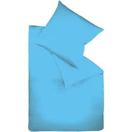 FLEURESSE Colours 009100 meeresblau 135 x 200 cm + 80 x 80 cm