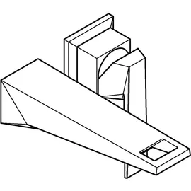 Grohe Allure Brilliant 2-Loch-Waschtischbatterie Hard Graphite