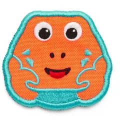 Affenzahn AFZ-BDG-001-038, Rucksack-Aufnäher, Polyester, Orange, 1 Stück(e), 78