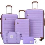 TRAVELHOUSE Ascona Koffer-Set 5-tlg. lila