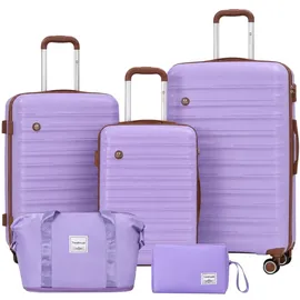 TRAVELHOUSE Ascona Koffer-Set 5-tlg. lila