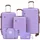 TRAVELHOUSE Ascona Koffer-Set 5-tlg. lila
