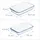 Relaxdays Auflaufform Set 29,5 x 17,5 x 5 cm Transparent