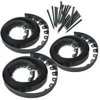 Garronda 30 m 6cm Rollrasenkante 60 Anker Beeteinfassung Kunststoff GD-0158