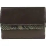 Sunsa Geldbörse unisex Portemonnaie braun