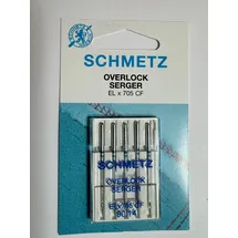 SCHMETZ 5 Overlock Nadeln Schmetz ELx705 CF Flachkolben
