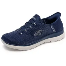 SKECHERS Summits Navy Mesh / Silver Trim 40