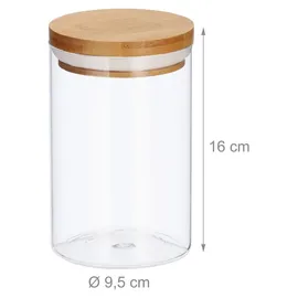 Relaxdays Vorratsdose 800 ml 3 St.