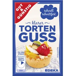 Gut& Günstig Tortenguss klar 6ST 72G