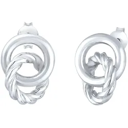 Paar Ohrstecker ELLI "Ohrringe Schmuck Geschenk, 0311962018", silber (silberfarben), Ohrringe, Damen, Silber 925 (Sterlingsilber)