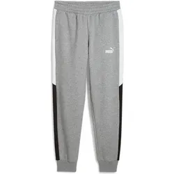 PUMA Herren Sporthose POWER Colorblock Sweatpants, Medium Gray Heather, XL