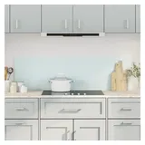 vidaXL Küchenrückwände 2 Stk. Weiß 70x60 cm Hartglas