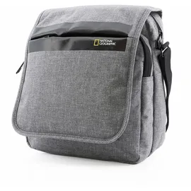 National Geographic Schultertasche NATIONAL GEOGRAPHIC "Stream", Damen, Gr. B/H/T: 19cm x 22cm x 22cm, grau, Nylon, unifarben, Taschen Schultertasche, mit einem geräumigen Hauptfach