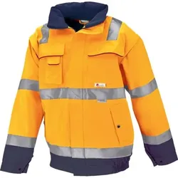 Warnjacke ARTHUR, orange/marine, S - orange - S